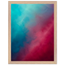 Wine Hour, gradient, dusk and deep color. Archival framed fine art print shown framed.