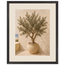 Olive Terrace: landscape and sun. Framed fine art print, alternate frame and size.