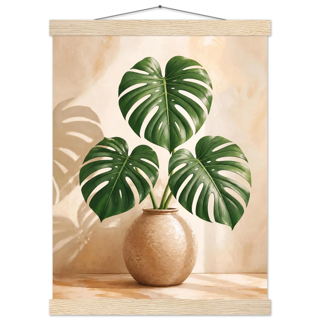 Vessel and Shadow: mediterranean and earth tones. Fine art poster, alternate frame and size.