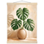 Vessel and Shadow: mediterranean and earth tones. Fine art poster, alternate frame and size.