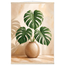 Vessel and Shadow: mediterranean and earth tones. Fine art poster, alternate frame and size.