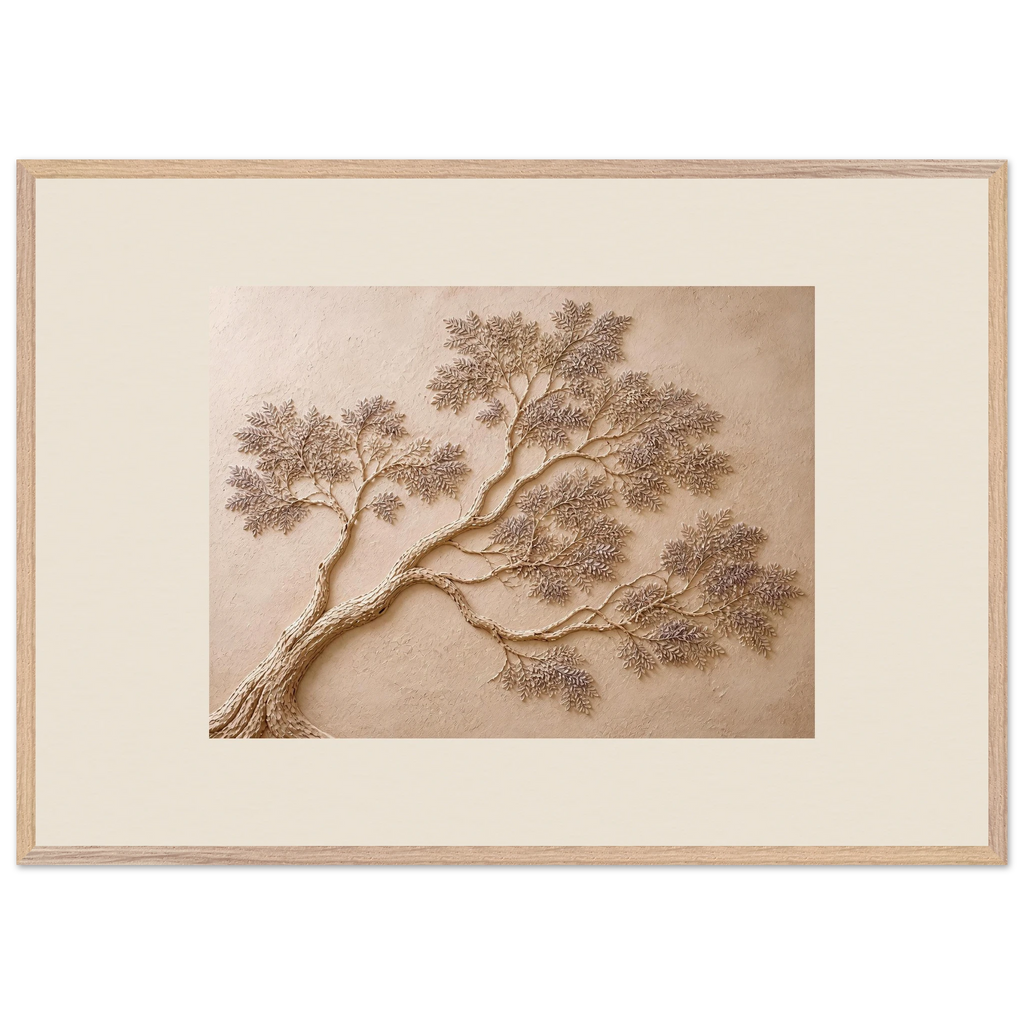 Lilac Reach: petra and flora. Museum-quality framed fine art print.
