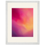Magenta Plume, gradient, magenta and movement. Archival framed fine art print shown framed.