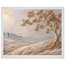 Cliffside Bloom, flowers and botanical. Archival framed fine art print shown framed.