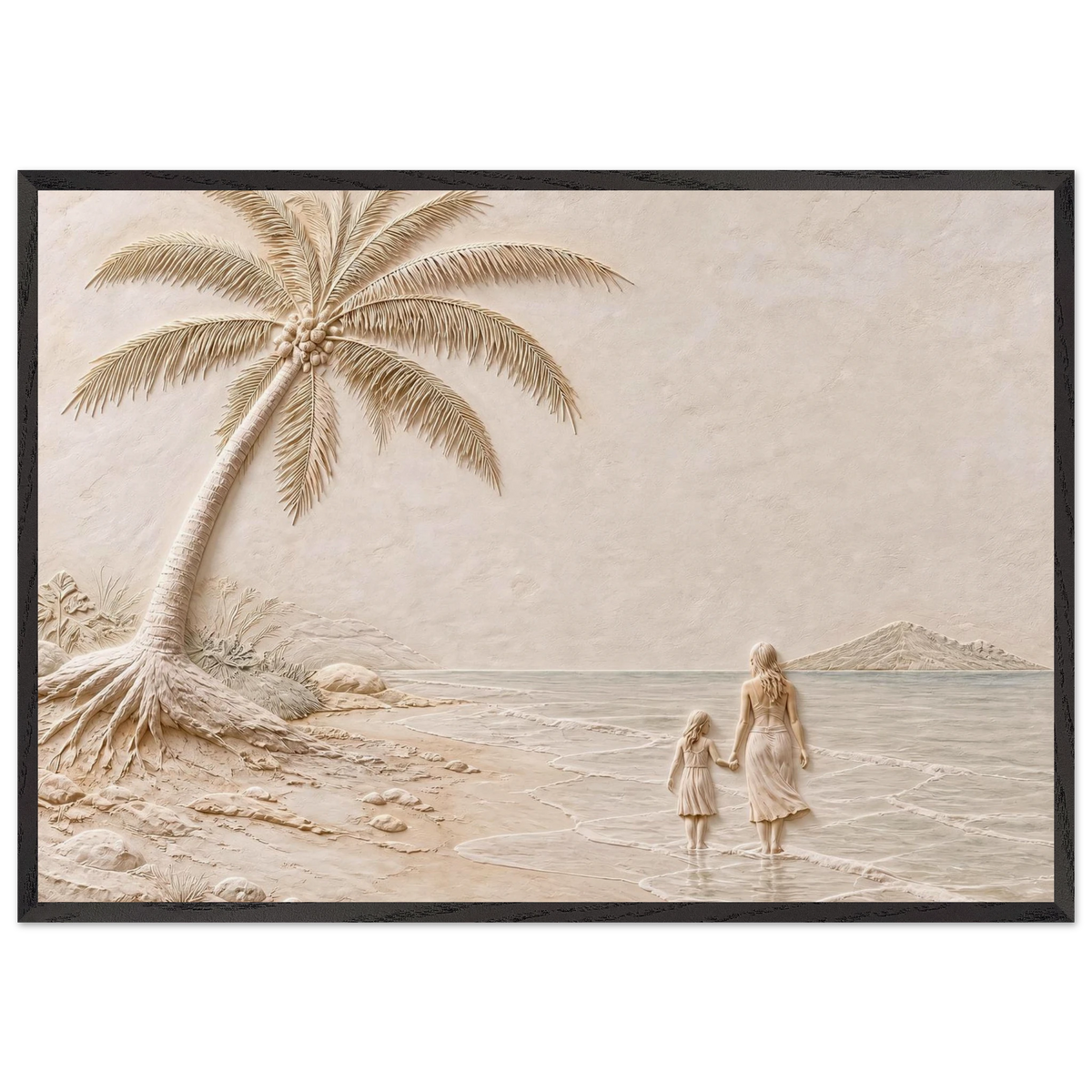 First Tide: sea and coastal landscape. Framed fine art print by The Light Stays.