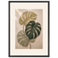 Stone Monstera: botanical and nature. Framed fine art print by The Light Stays.