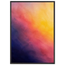 Turquoise and Gold: gradient, night and morning. Framed fine art print by The Light Stays.