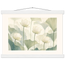 Ivory Lotus Screen: flowers and botanical. Fine art poster by The Light Stays.
