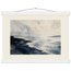 Tidal Ink: sea and coastal landscape. Fine art poster, alternate frame and size.