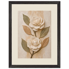 Carved Camellia