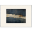 Ivory Crossing: abstract, ivory and serene lines. Framed fine art print, alternate frame and size.