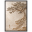 Vigil, petra and siena. Archival framed fine art print shown framed.