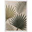 Carved Fronds, impasto, leaves and sand tones. Archival framed fine art print shown framed.