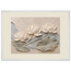 Lotus Current, flowers and botanical. Archival framed fine art print shown framed.