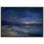 Blue Hour Shore: sea and coastal landscape. Museum-quality framed fine art print.
