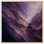 Violet Infinity: moon and night. Museum-quality framed fine art print.