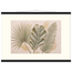 Three Leaves: botanical and nature. Museum-quality fine art poster.