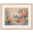 Camellia Birds, flowers and botanical. Archival framed fine art print shown framed.