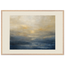 Golden Sea Mist: sea and coastal landscape. Museum-quality framed fine art print.