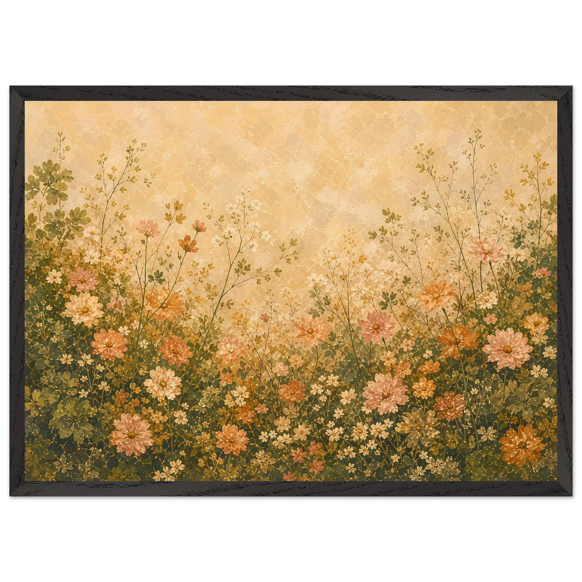 Petal Garden: flowers, botanical and abundance. Framed fine art print by The Light Stays.