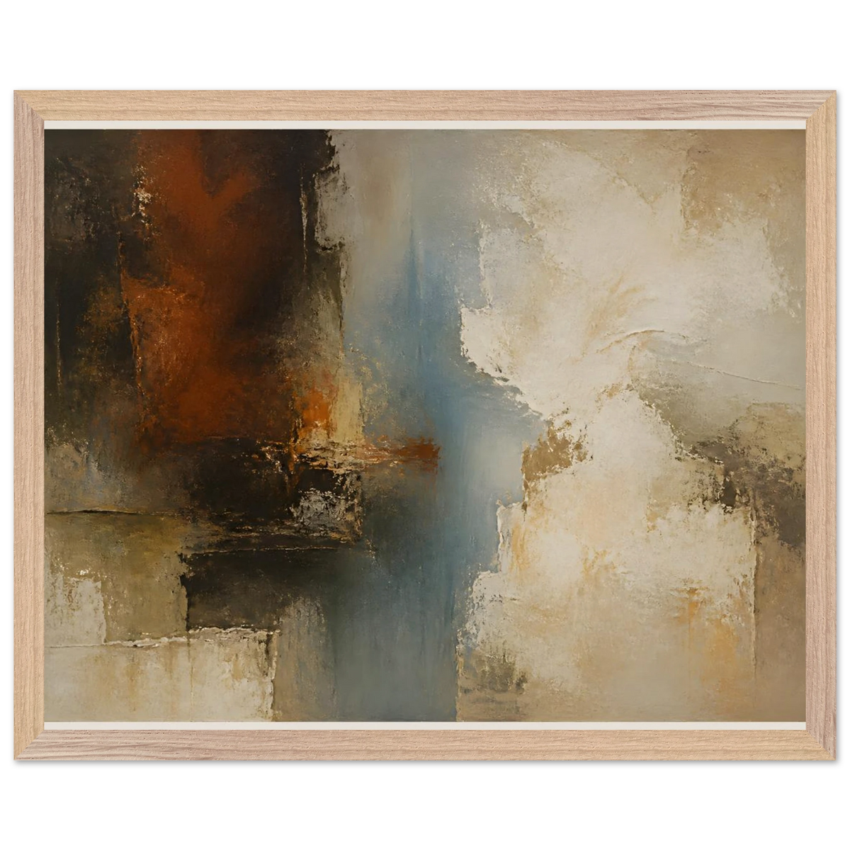 Golden Night: moon and night. Framed fine art print by The Light Stays.