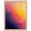 Turquoise and Gold: gradient, night and morning. Framed fine art print by The Light Stays.
