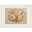 Peonies in Stone: flowers and botanical. Museum-quality framed fine art print.