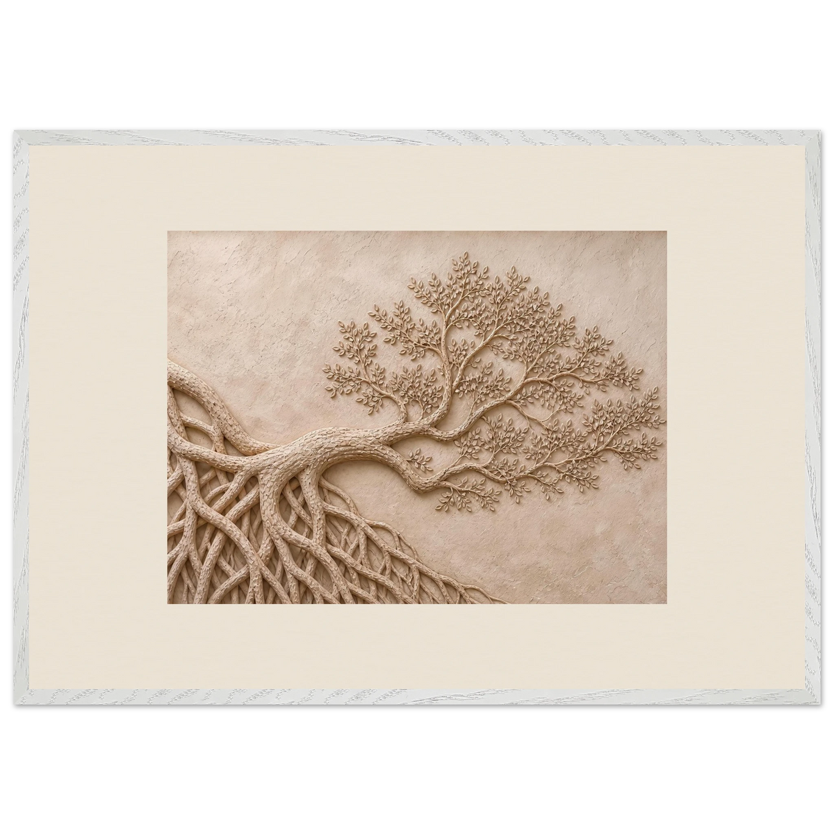 Root Lattice: petra and herbarium. Museum-quality framed fine art print.