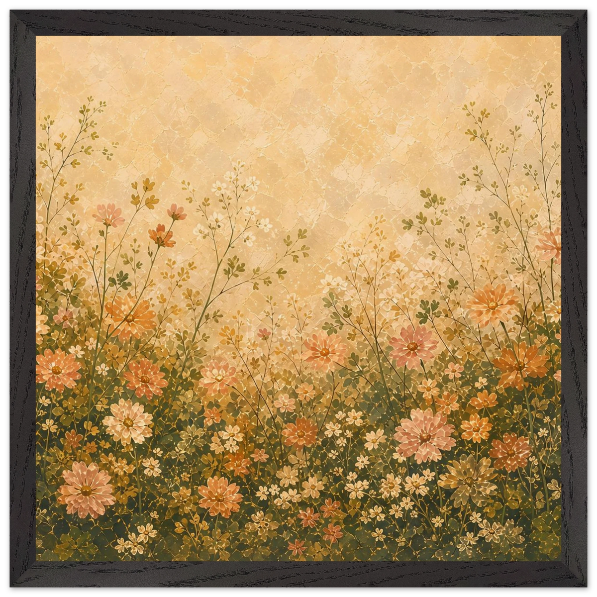 Petal Garden: flowers, botanical and abundance. Framed fine art print by The Light Stays.
