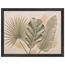 Three Leaves, botanical and nature. Archival framed fine art print shown framed.