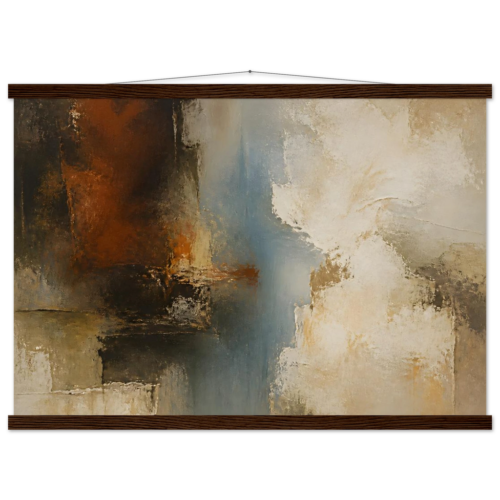 Golden Night: moon and night. Fine art poster by The Light Stays.