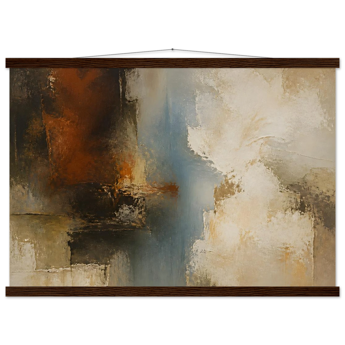 Golden Night: moon and night. Fine art poster by The Light Stays.