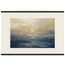 Golden Sea Mist, sea and coastal landscape. Archival fine art poster shown framed.