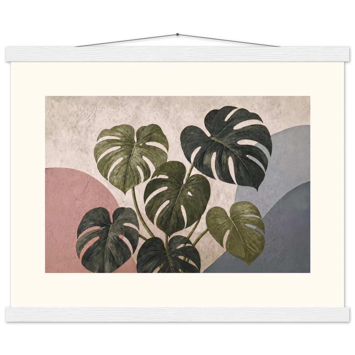 Monstera Sun: botanical and nature. Museum-quality fine art poster.