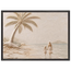 First Tide, sea and coastal landscape. Archival framed fine art print shown framed.