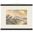 Golden Moon Bird: japanese art and japandi. Fine art poster by The Light Stays.