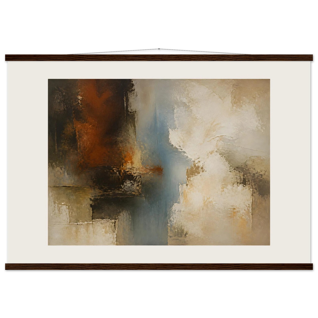Golden Night: moon and night. Fine art poster by The Light Stays.