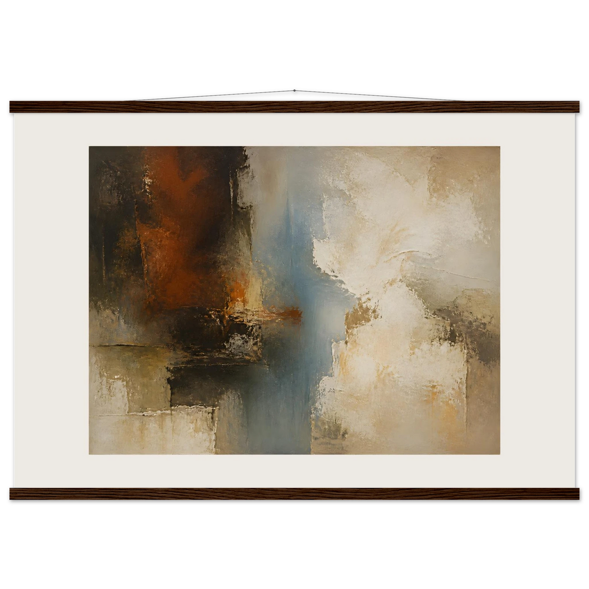 Golden Night: moon and night. Fine art poster by The Light Stays.