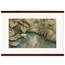Papyrus Pond: lake, papyrus and serene greens. Museum-quality fine art poster.