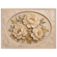 Peonies in Stone: flowers and botanical. Museum-quality framed fine art print.