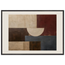 Blocos de Vinho, quadro abstrato emoldurado da The Light Stays.