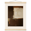 Terracotta Diptych, Panel II of II, two panels, terracotta and cream. Archival fine art poster shown framed.