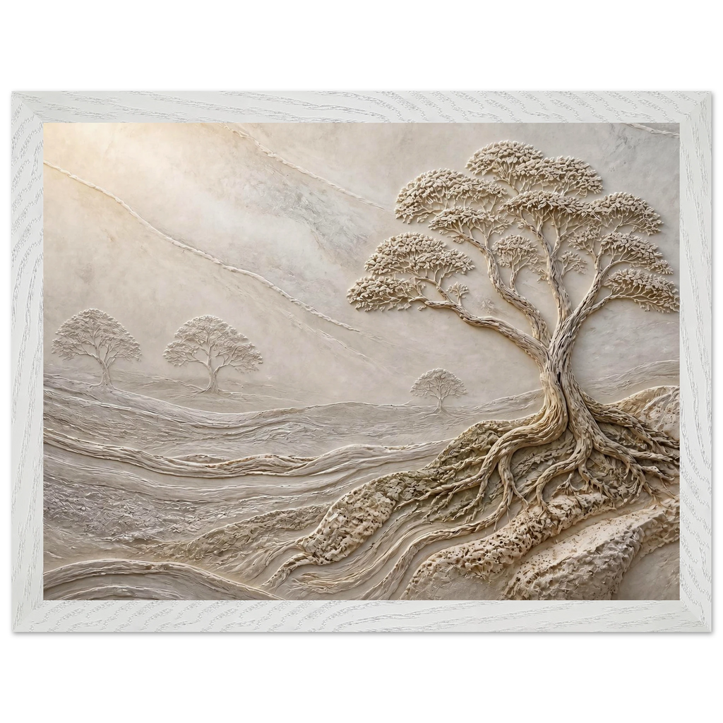 Old Growth: petra and herbarium. Museum-quality framed fine art print.