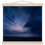 Blue Hour Field: night, horizon and deep blue. Fine art poster by The Light Stays.