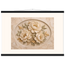 Peonies in Stone: flowers and botanical. Museum-quality fine art poster.