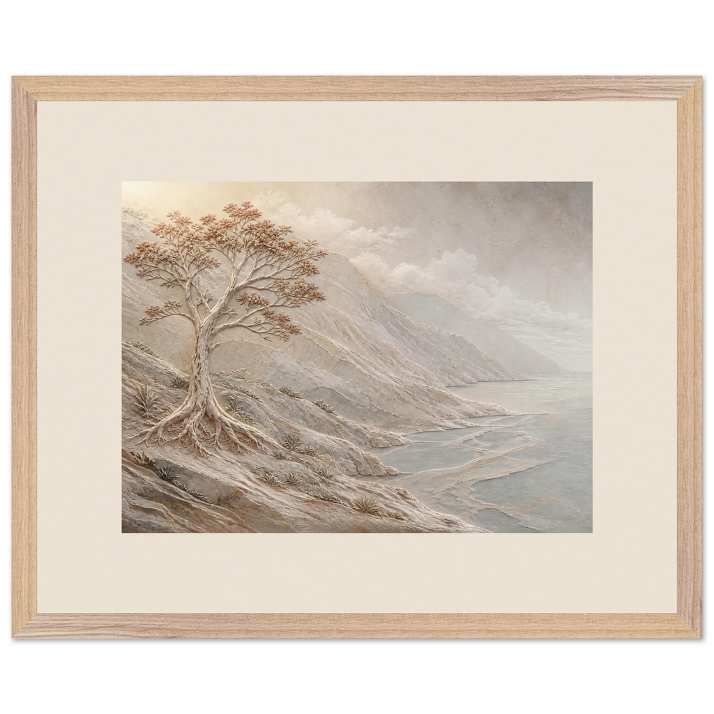 Coral Headland: sea and coastal landscape. Framed fine art print by The Light Stays.