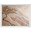 Stone Dawn: petra and siena. Framed fine art print, alternate frame and size.