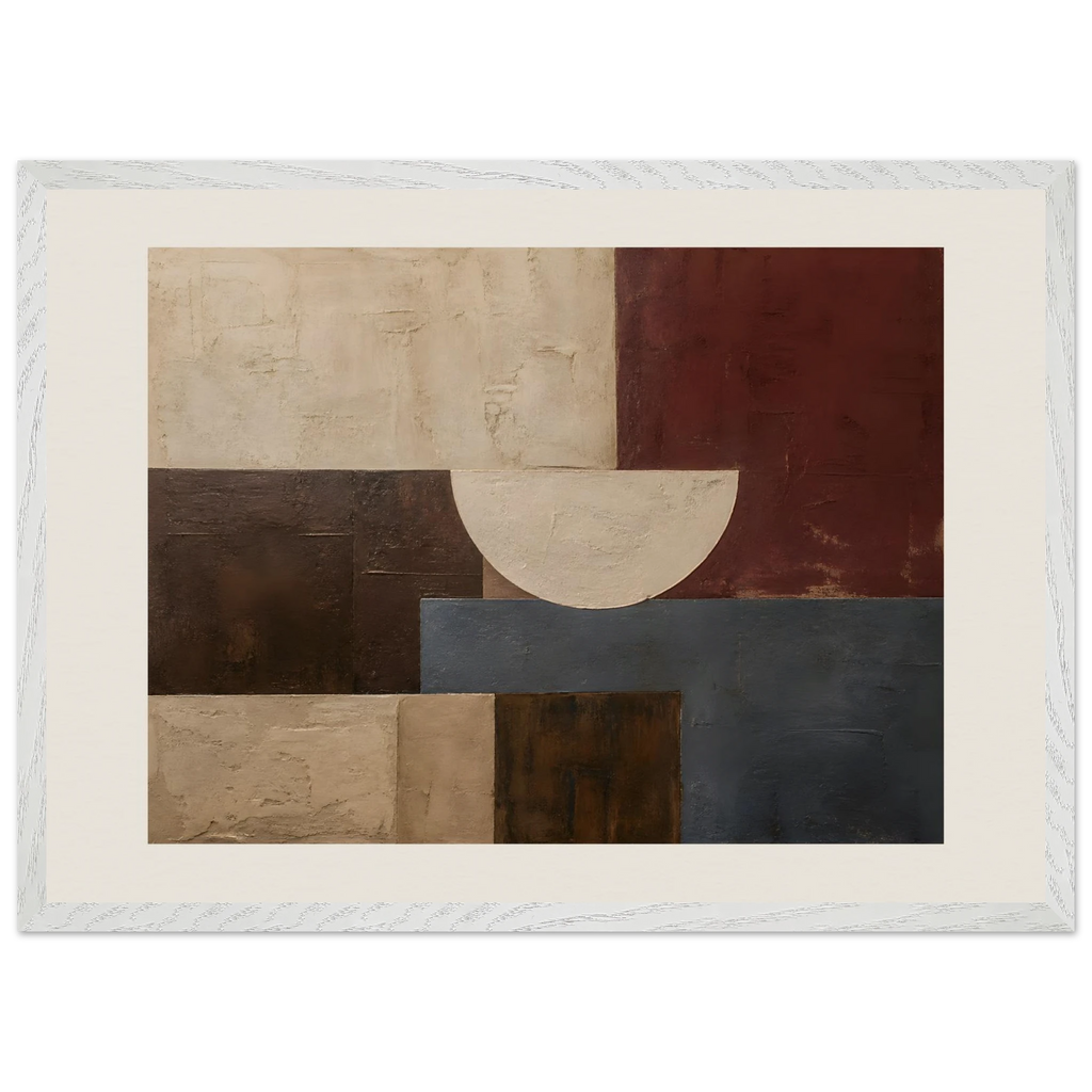 Blocos de Vinho, quadro abstrato emoldurado da The Light Stays.