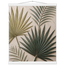 Carved Fronds, impasto, leaves and sand tones. Archival fine art poster shown framed.