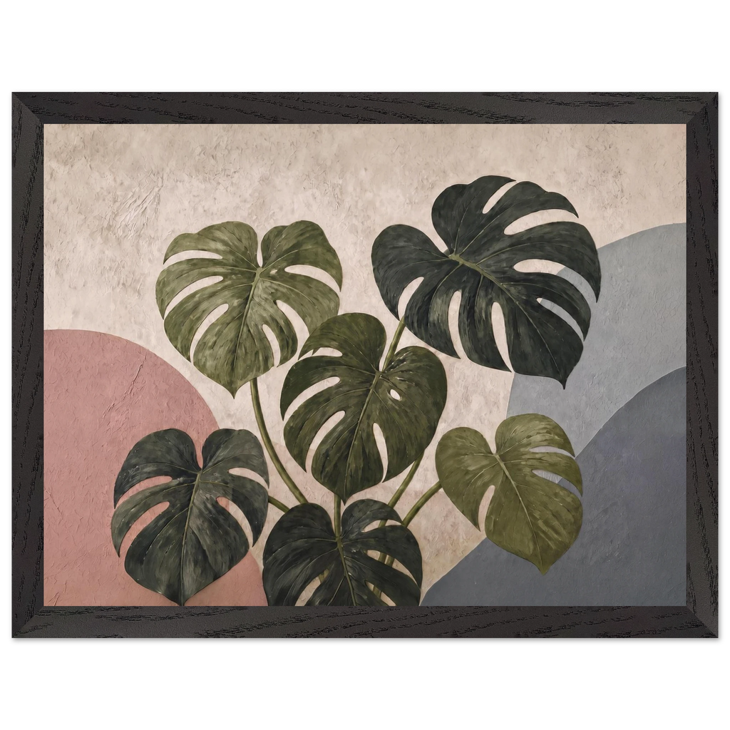 Monstera Sun: botanical and nature. Framed fine art print by The Light Stays.